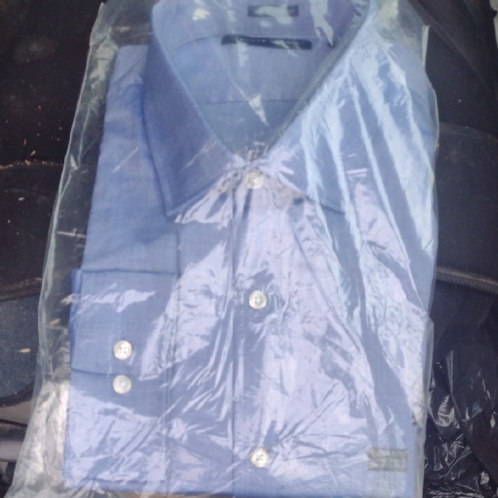 Tommy Hilfiger Men's Blue Shirt 2XL NWT